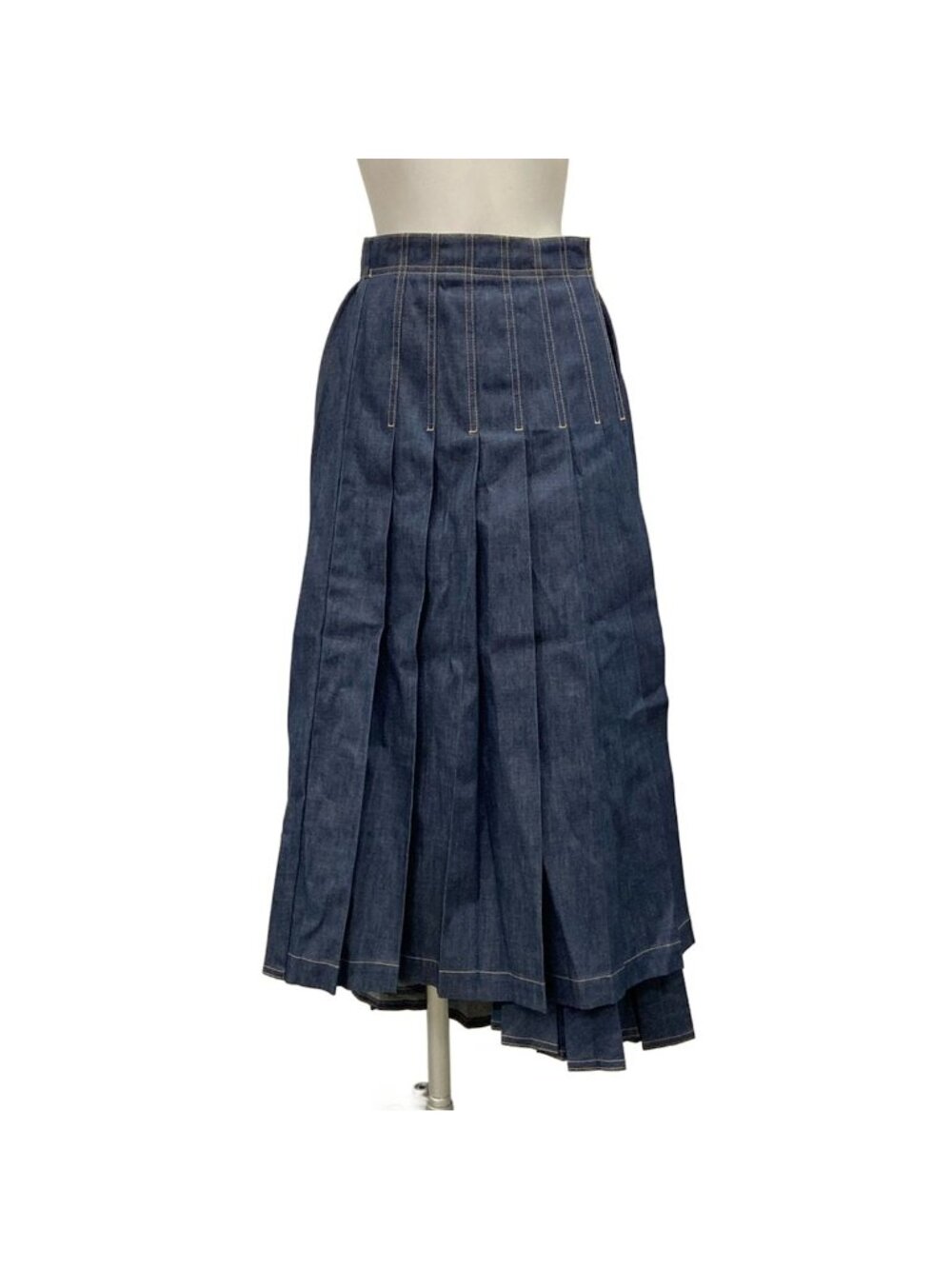 Dior Wrap Skirt I Indigo Cotton 40